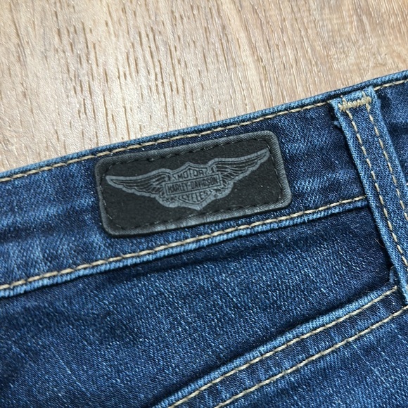 HARLEY-DAVIDSON | Y2K Embroidered Jeans - Picture 5 of 6